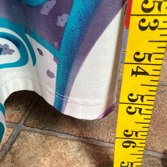 📌The Pyramid Collection Awesome Print Plus Size Maxi Dress w/ Elastic Waistline - Picture 7 of 14